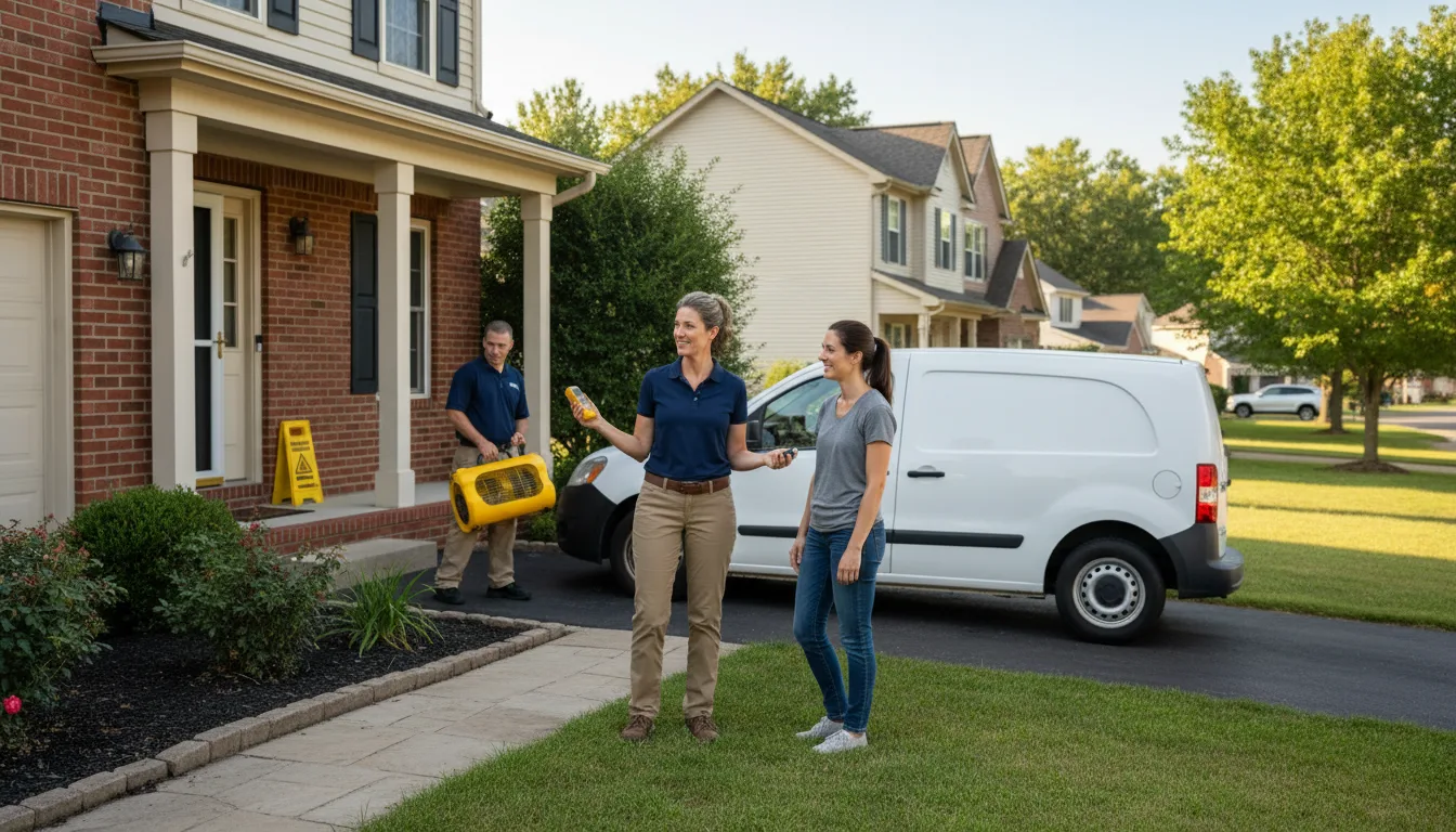 Water restoration image for Dehumidification And Cleanup Services in Morganville, KS